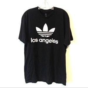 Black Short Sleeve Adidas Los Angeles shirt XL